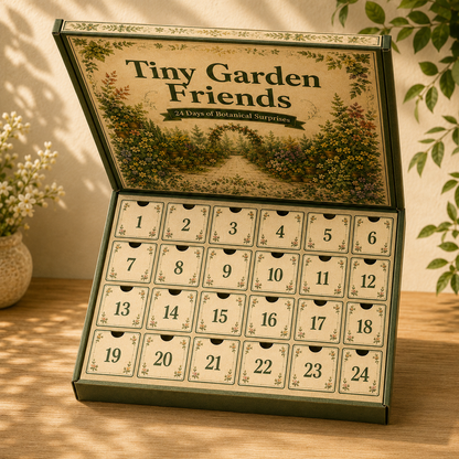 🔥🪴Tiny Garden Friends – 24 Days of Botanical Surprises