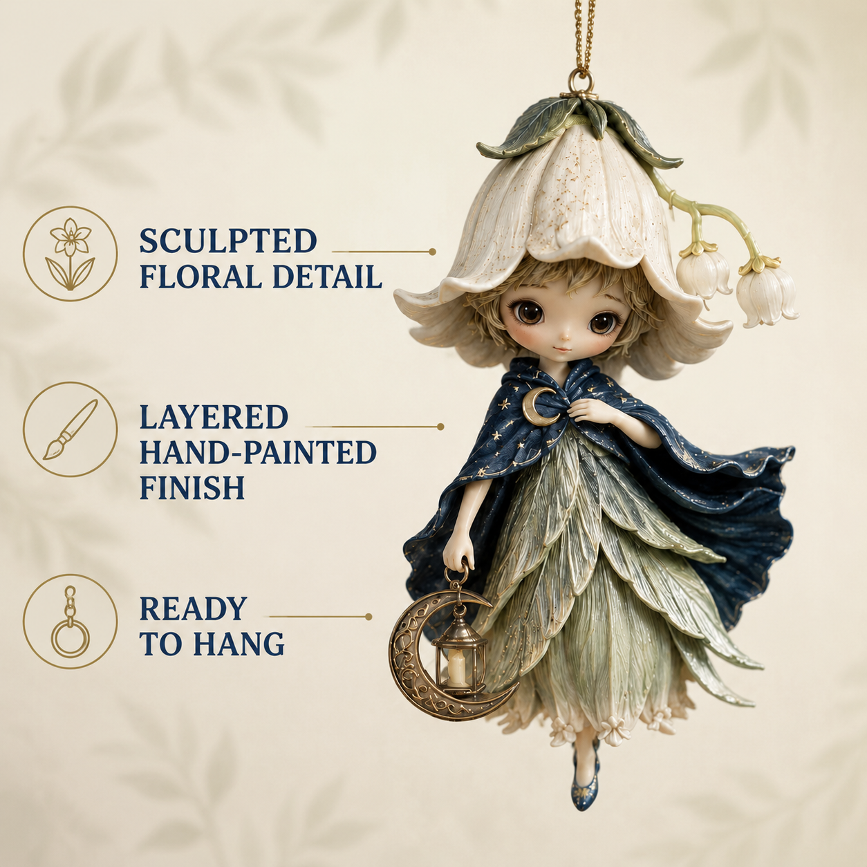 🌹😍Enchanted Bloom Fairy Christmas Ornament Collection