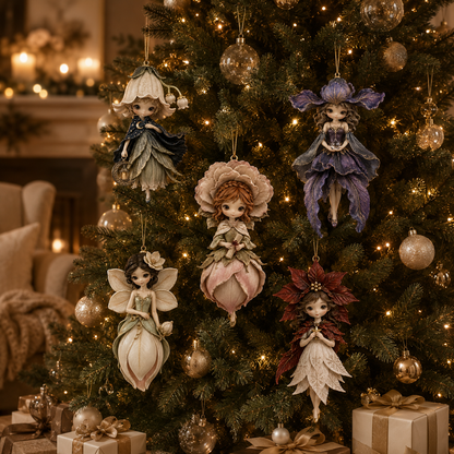 🌹😍Enchanted Bloom Fairy Christmas Ornament Collection