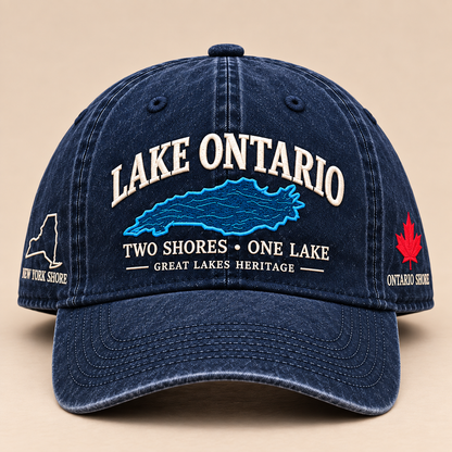 🔥😍Lake Ontario Heritage Cap – Two Shores, One Lake