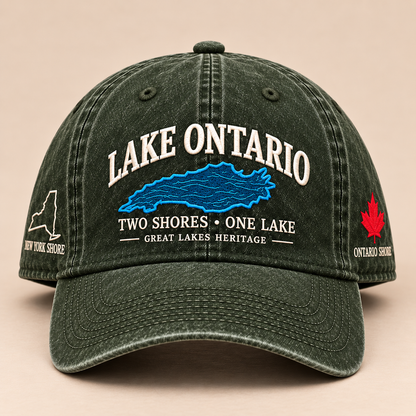 🔥😍Lake Ontario Heritage Cap – Two Shores, One Lake