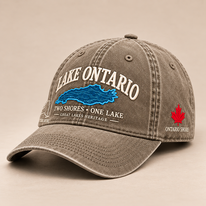 🔥😍Lake Ontario Heritage Cap – Two Shores, One Lake