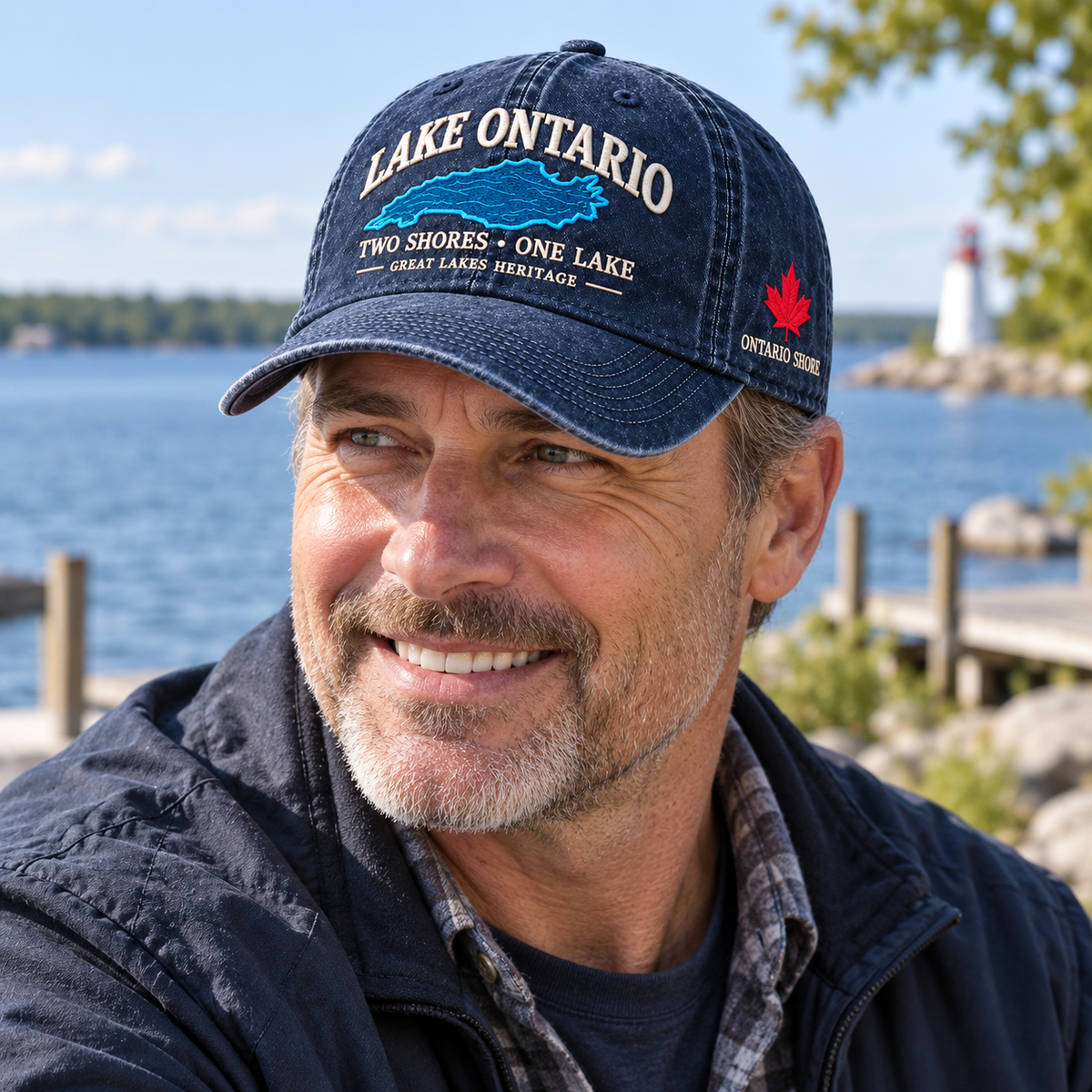 🔥😍Lake Ontario Heritage Cap – Two Shores, One Lake