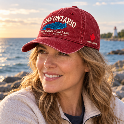 🔥😍Lake Ontario Heritage Cap – Two Shores, One Lake