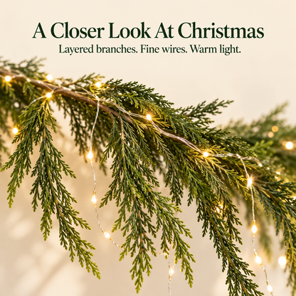 🎄Christmas EverGreen™ Holiday Garland — ✨Turn Empty Spaces Into Holiday Magic