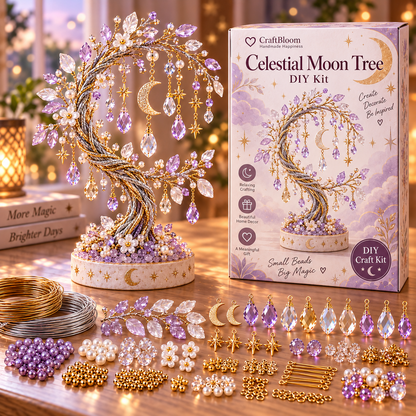 🔥😍DIY Beaded Tree Craft Kit – Handmade Home Decor🌳