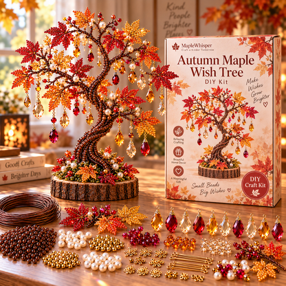 🔥😍DIY Beaded Tree Craft Kit – Handmade Home Decor🌳