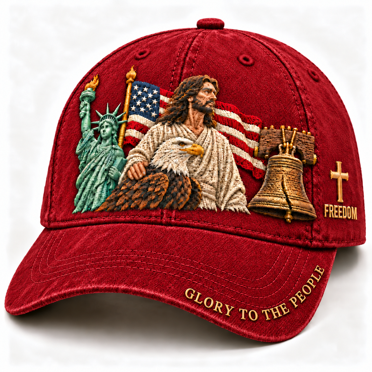 ✝️Faith & Freedom – 2027 Nestmiro®American Heritage Embroidered Cap 🧢