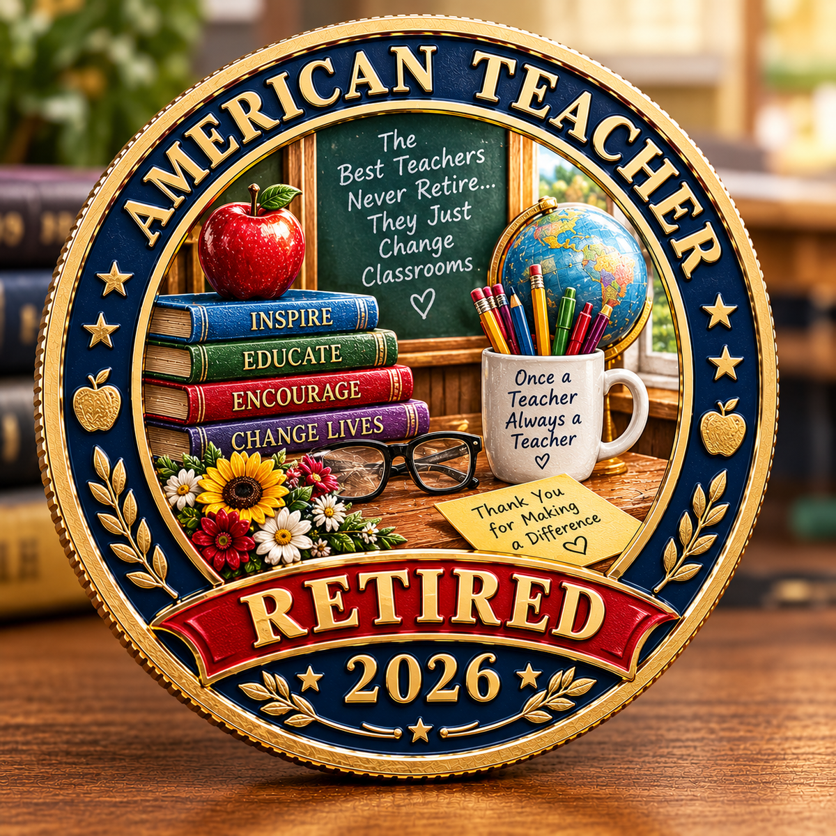 🎄 Christmas Sale: Up to 50% OFF-✨2026 Retired American Hero Commemorative Coin(❤In Honor of a Lifetime of Dedication and Care)