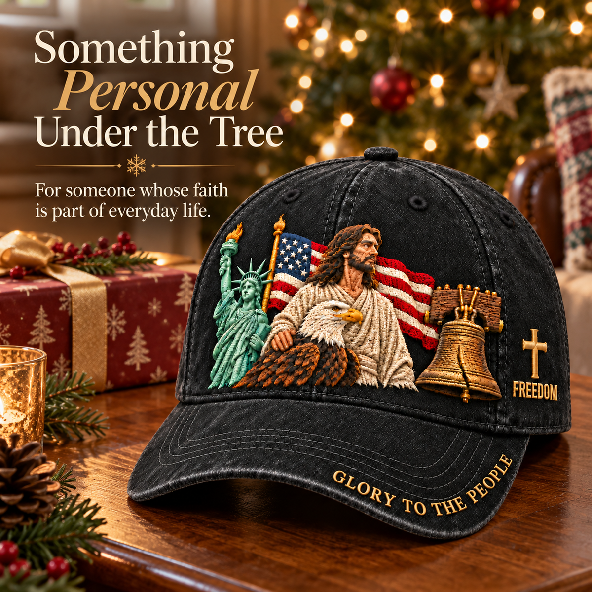 ✝️Faith & Freedom – 2027 Nestmiro®American Heritage Embroidered Cap 🧢