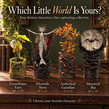 Hand-Cranked Fantasy Sculpture Collection