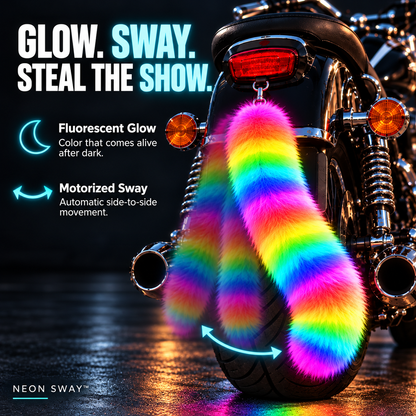 🔥😂Neon Sway™ – Glow-in-the-Dark Motorcycle Tail