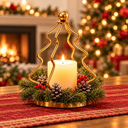 ✨Golden Glow Christmas Tree Candle Lanterns