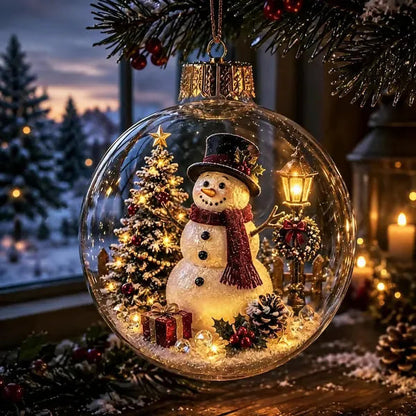 🔥LAST DAY 49% OFF - 🎄2027 Glowing Christmas Ornament – A Tiny Winter World in Your Hands