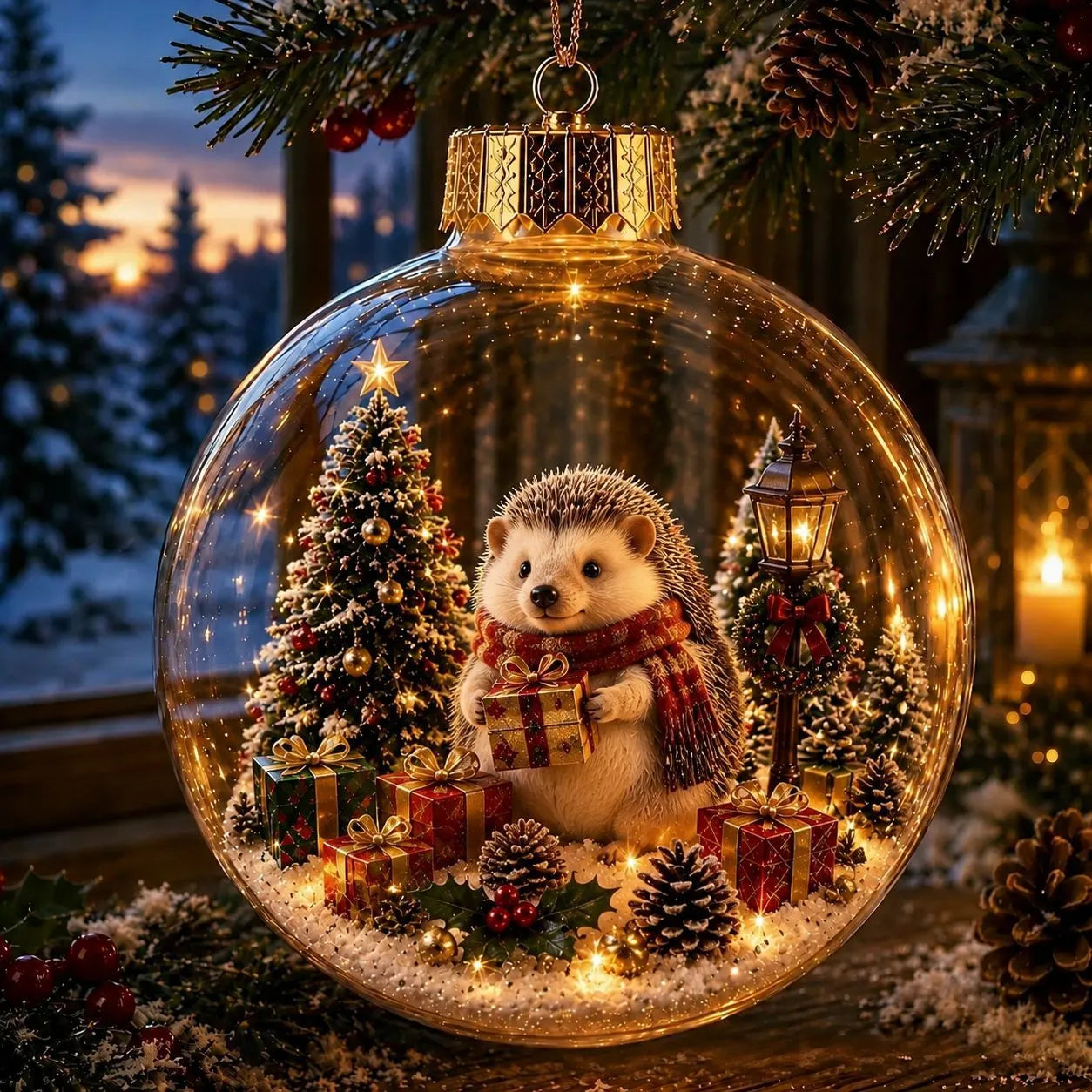 🔥LAST DAY 49% OFF - 🎄2027 Glowing Christmas Ornament – A Tiny Winter World in Your Hands