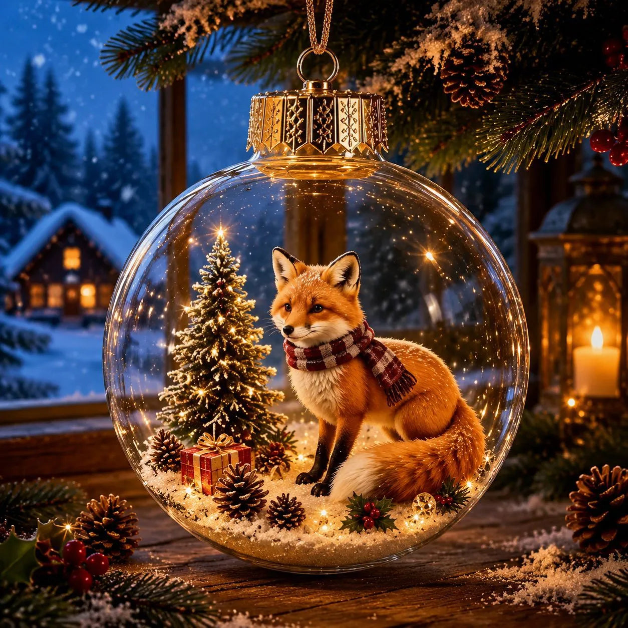 🔥LAST DAY 49% OFF - 🎄2027 Glowing Christmas Ornament – A Tiny Winter World in Your Hands