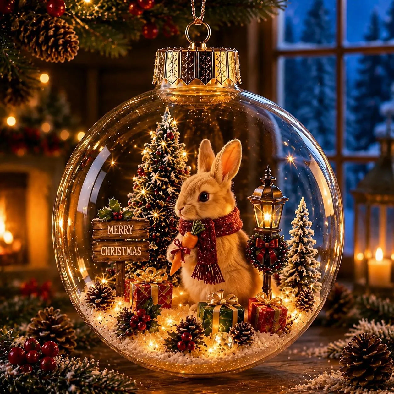 🔥LAST DAY 49% OFF - 🎄2027 Glowing Christmas Ornament – A Tiny Winter World in Your Hands