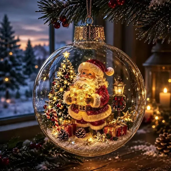 🔥2027 Enchanted Christmas Ornament – A Mini Winter Wonderland That Glows