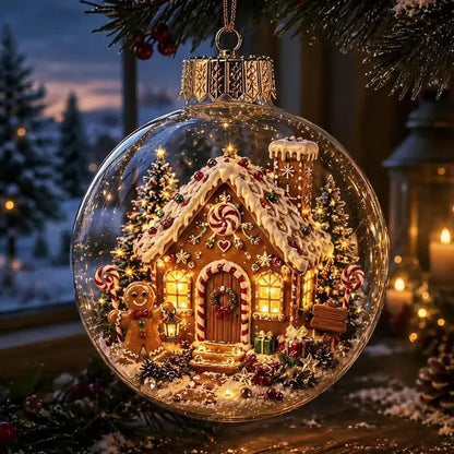 🔥LAST DAY 49% OFF - 🎄2027 Glowing Christmas Ornament – A Tiny Winter World in Your Hands