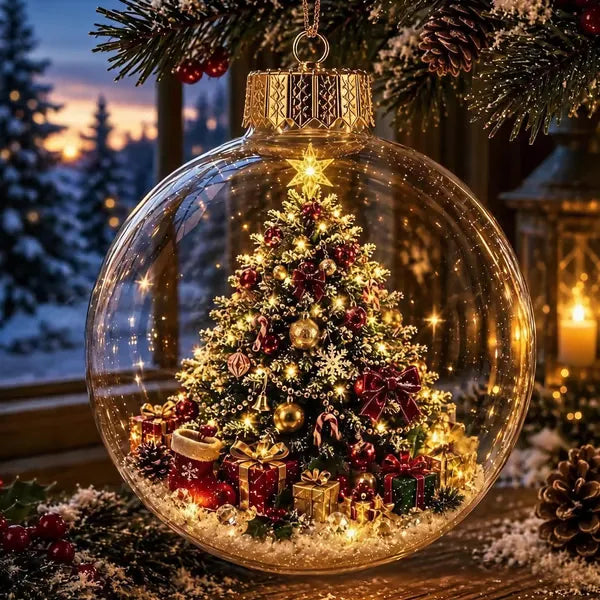 🔥LAST DAY 49% OFF - 🎄2027 Glowing Christmas Ornament – A Tiny Winter World in Your Hands