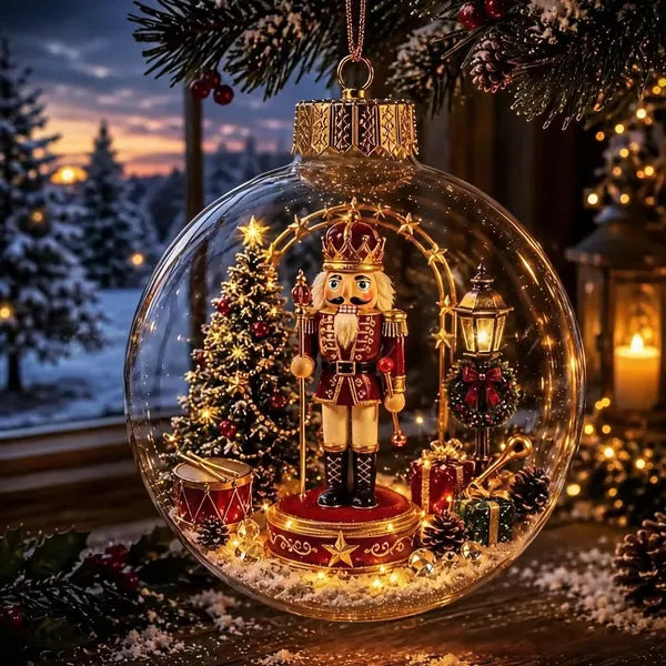 🔥LAST DAY 49% OFF - 🎄2027 Glowing Christmas Ornament – A Tiny Winter World in Your Hands