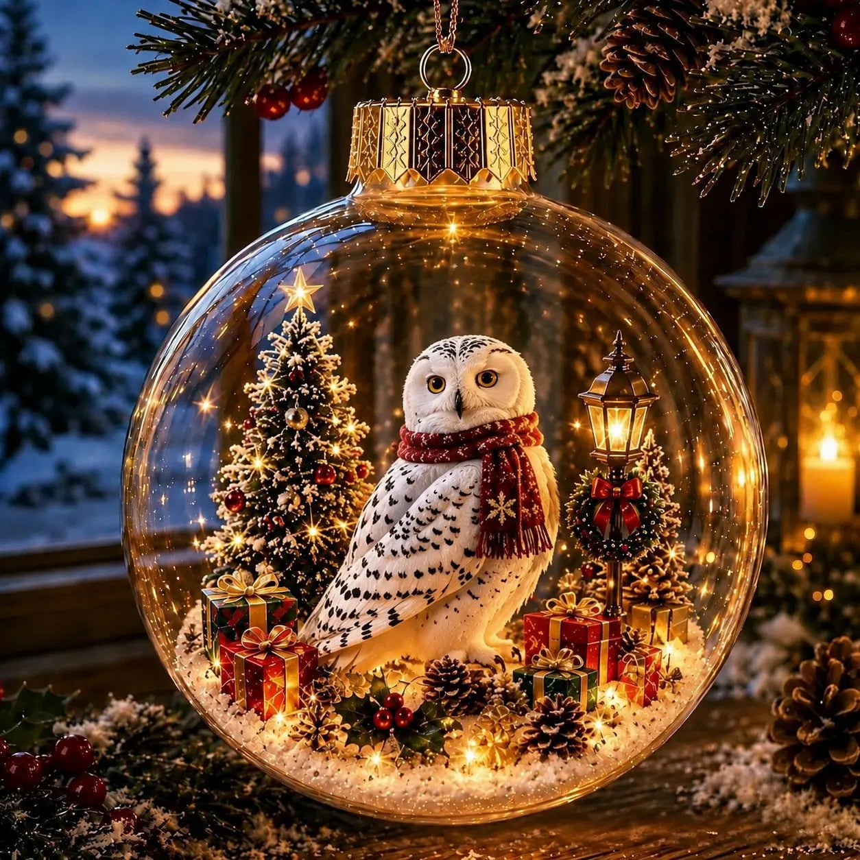 🔥LAST DAY 49% OFF - 🎄2027 Glowing Christmas Ornament – A Tiny Winter World in Your Hands