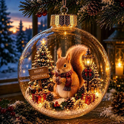 🔥LAST DAY 49% OFF - 🎄2027 Glowing Christmas Ornament – A Tiny Winter World in Your Hands