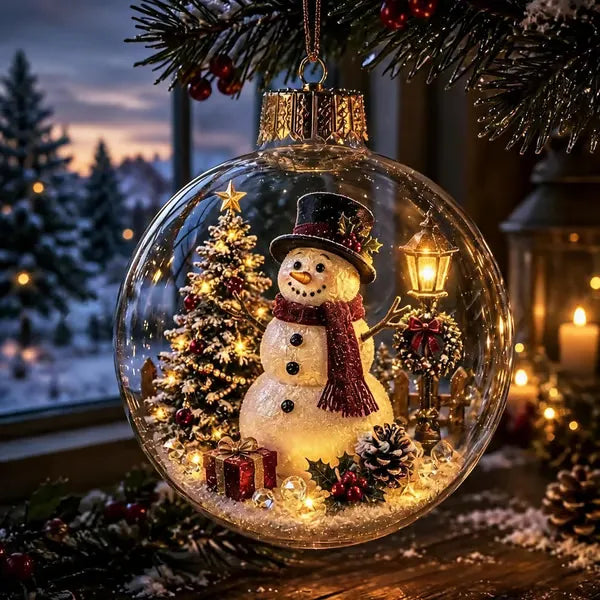 🔥2027 Enchanted Christmas Ornament – A Mini Winter Wonderland That Glows