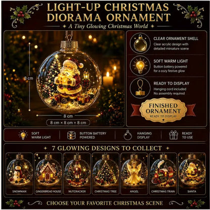 🔥LAST DAY 49% OFF - 🎄2027 Glowing Christmas Ornament – A Tiny Winter World in Your Hands
