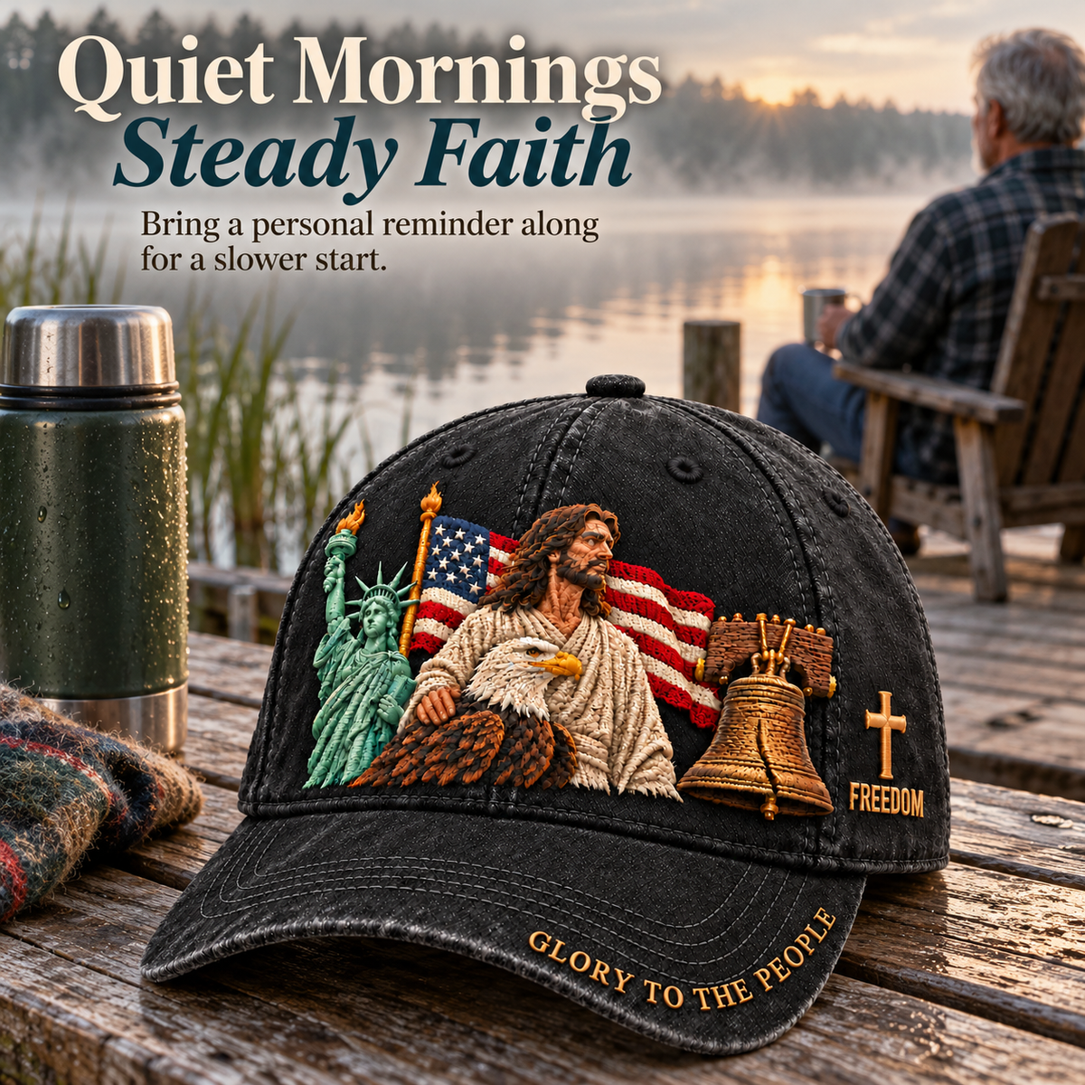 ✝️Faith & Freedom – 2027 Nestmiro®American Heritage Embroidered Cap 🧢