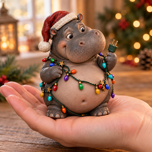 🔥🦛Merry Little Troublemakers – Christmas Hippo Collection