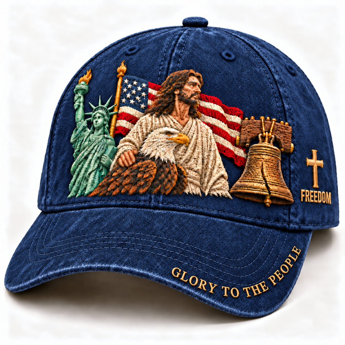 ✝️Faith & Freedom – 2027 Nestmiro®American Heritage Embroidered Cap 🧢