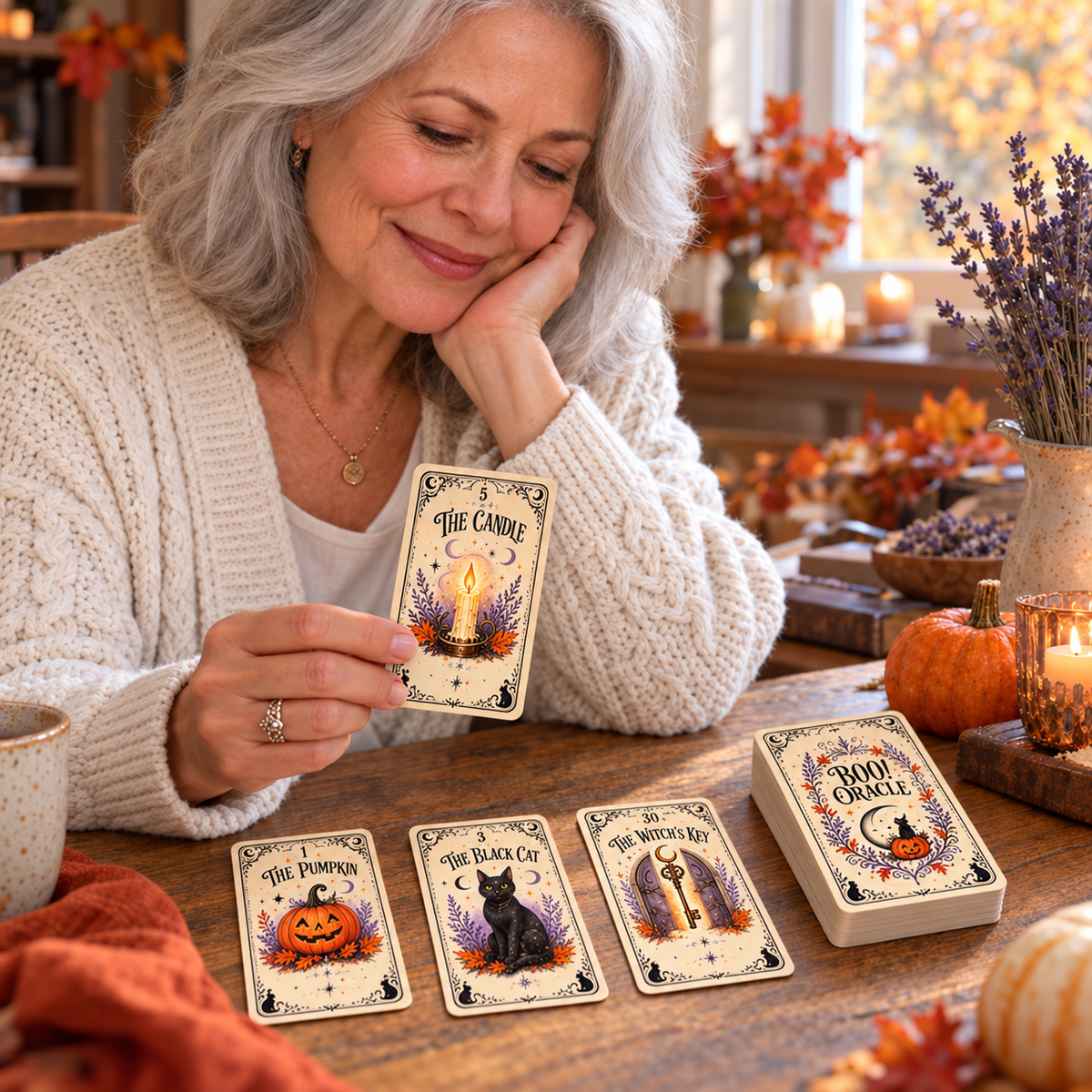 🔥😍Mystic Night Fortune Card Deck🔮