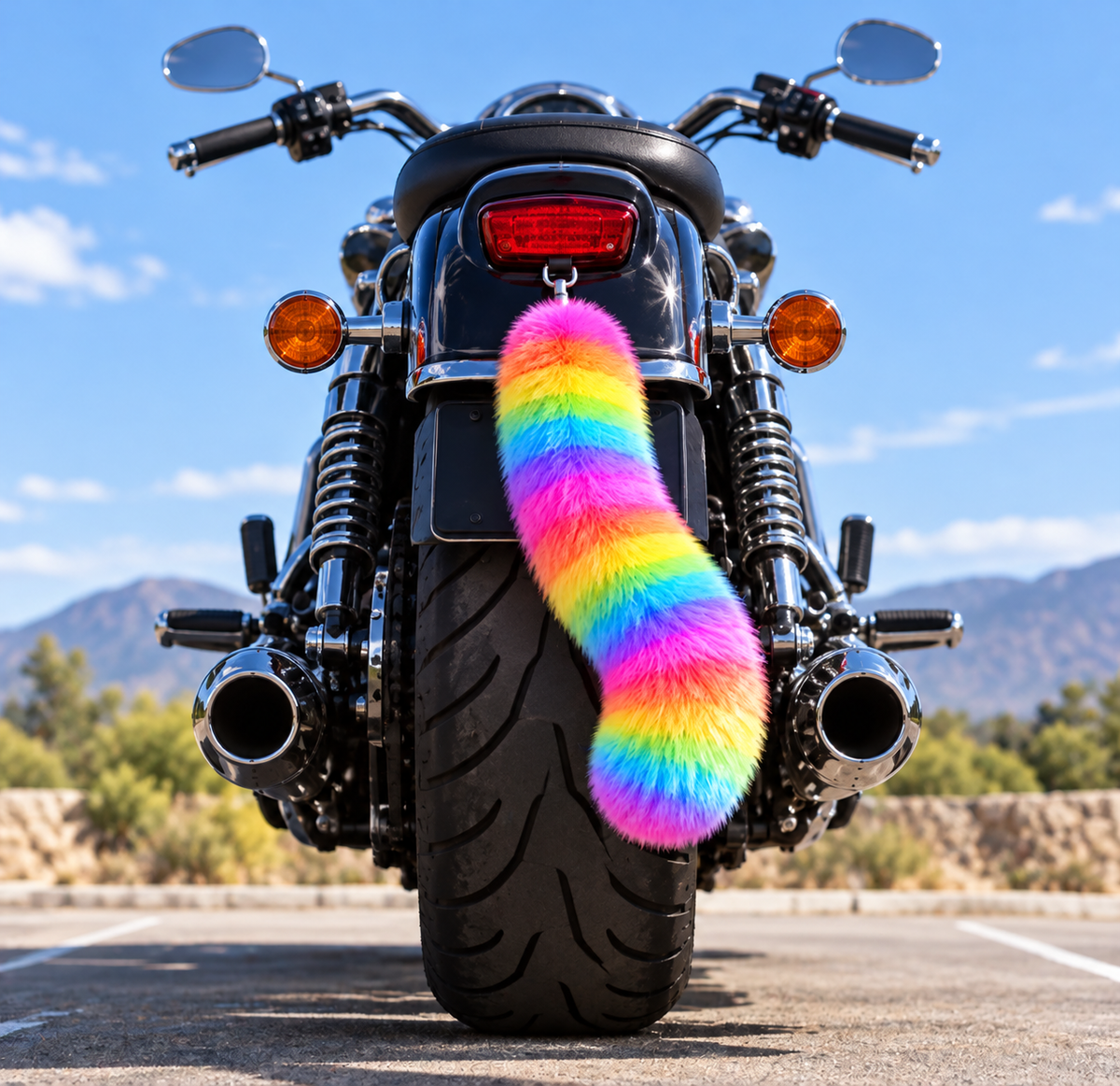 🔥😂Neon Sway™ – Glow-in-the-Dark Motorcycle Tail