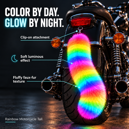 🔥😂Neon Sway™ – Glow-in-the-Dark Motorcycle Tail