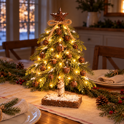 🔥🌲A Christmas to Cherish – Bells & Starlight Tree