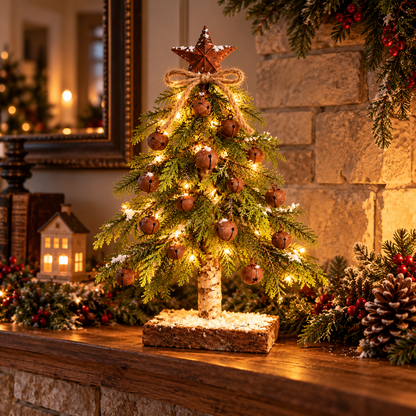 🔥🌲A Christmas to Cherish – Bells & Starlight Tree
