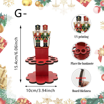 💵Christmas Tabletop Wooden Money Holder -🎁Turn Cash Into a Festive Centerpiece
