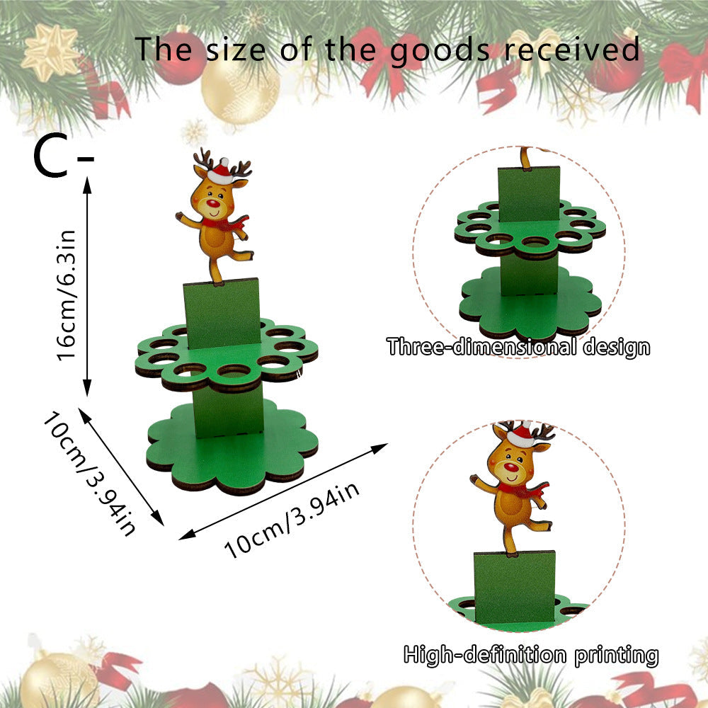 💵Christmas Tabletop Wooden Money Holder -🎁Turn Cash Into a Festive Centerpiece