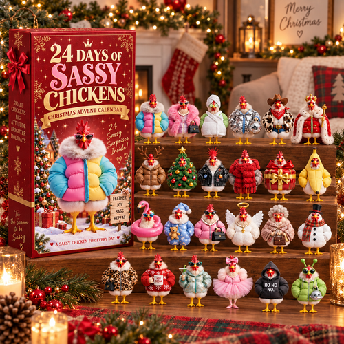 🔥😂Sassy Clucks™ – 24-Day Christmas Advent Calendar
