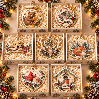 ❤️Cozy Little Wonders – Animal Ornaments