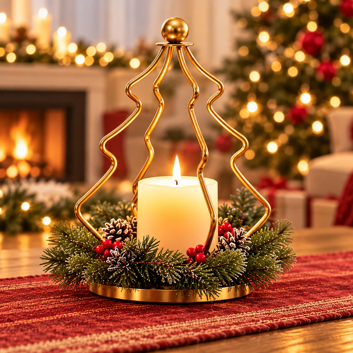 ✨Golden Glow Christmas Tree Candle Lanterns