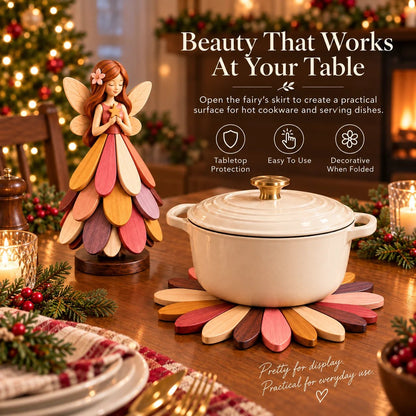 🔥😍Enchanted Bloom Trivet – Foldable Fairy-Inspired Table Décor🧚