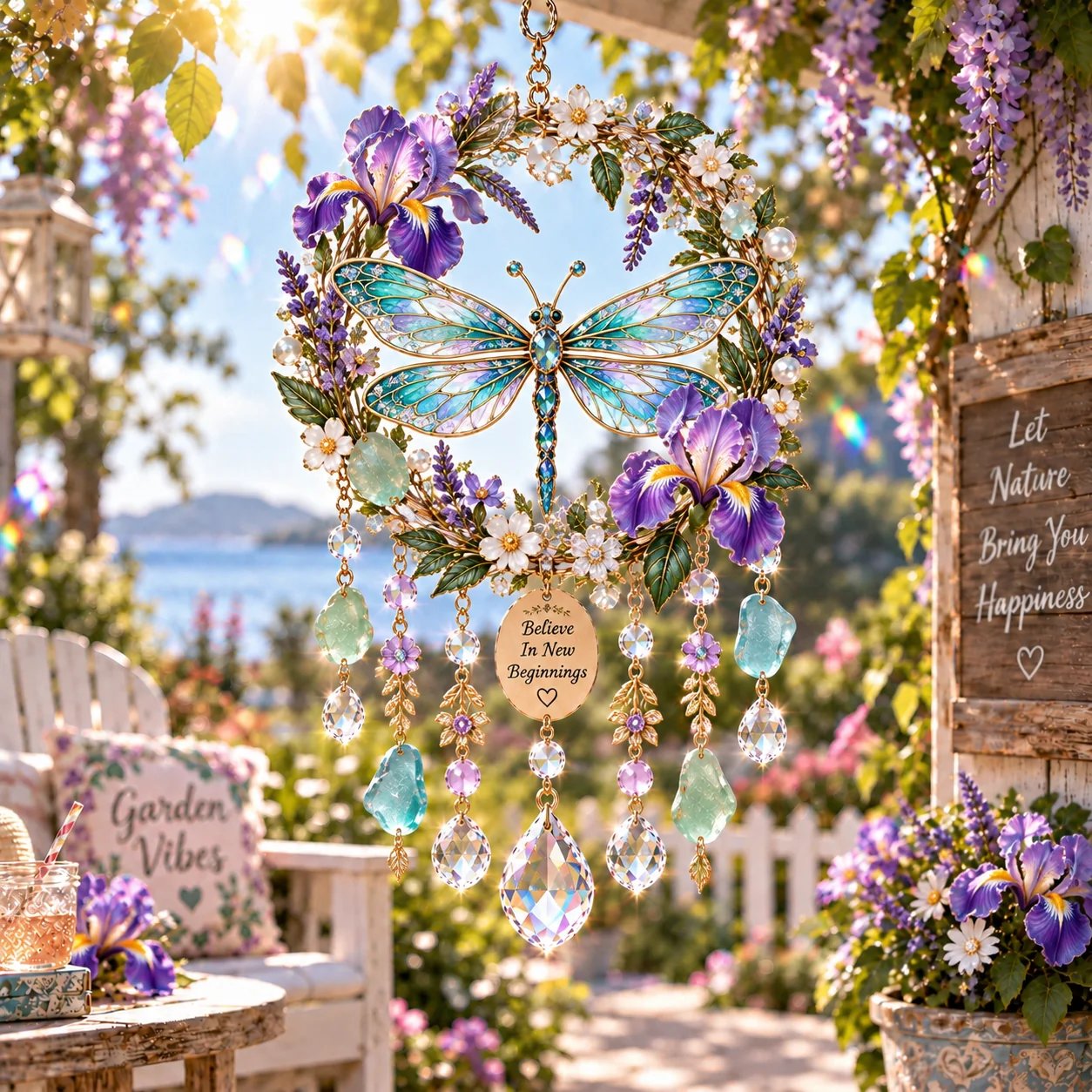 Mystic dragonfly suncatcher