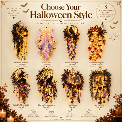 ✨Last Day 49% OFF✨Elegant Halloween Cascade Wall Light Collection