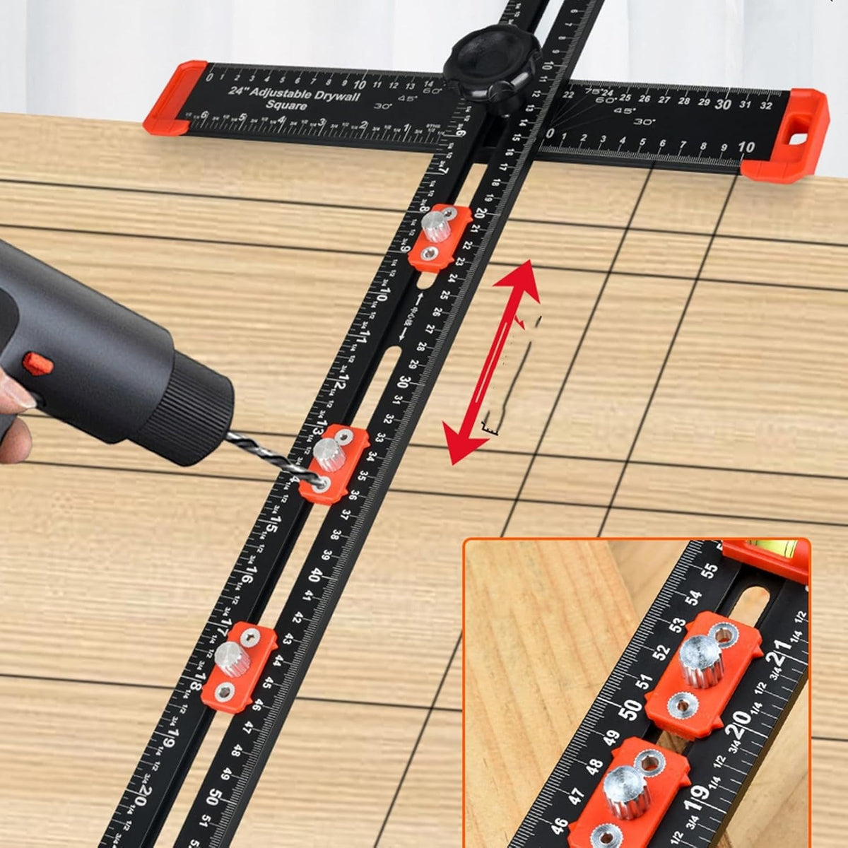 ⭐2026 USA Sale: Up to 50% OFF -🛠️📐Multifunctional T-Square Ruler