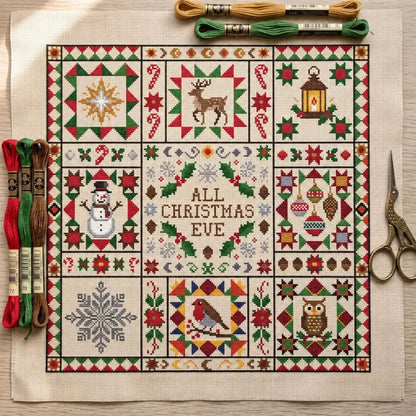 ✝️ Blessed Nativity Cross Stitch Pattern