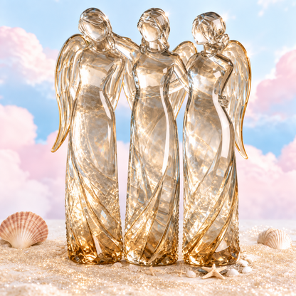 👩🏻‍🤝‍👩🏻Sisters by My Side, Celebrates Friendships Three Sisters Sculpture