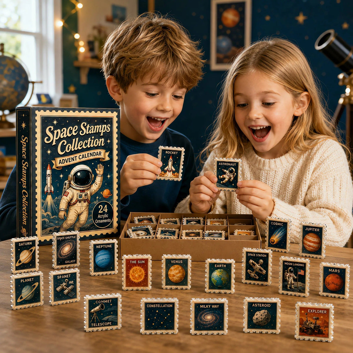⭐2026 USA Sale: Up to 50% OFF -🌌Cosmic Galaxy Advent Calendar 24‑Day