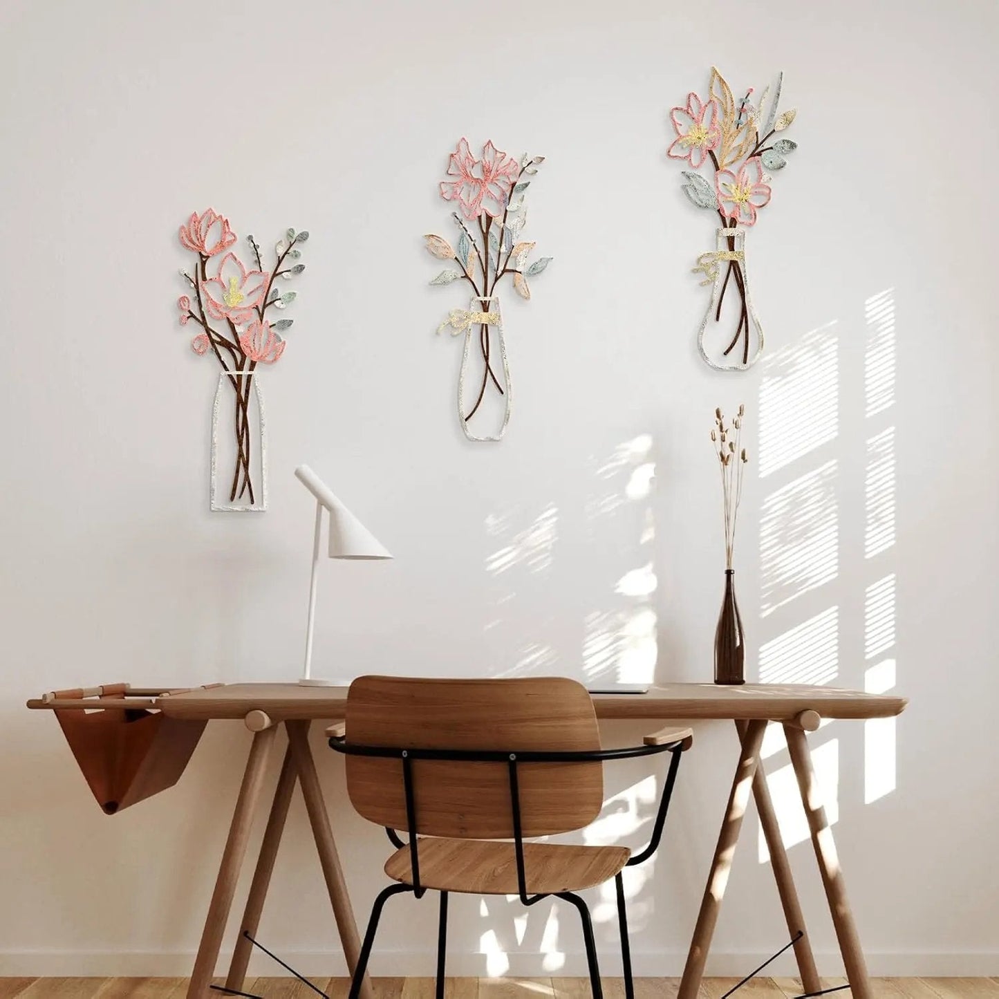 🌸Rustic Flower Wall Art – Charming Botanical Decor for Home & Porch